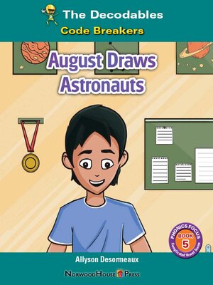 cover image of August Draws Astronauts